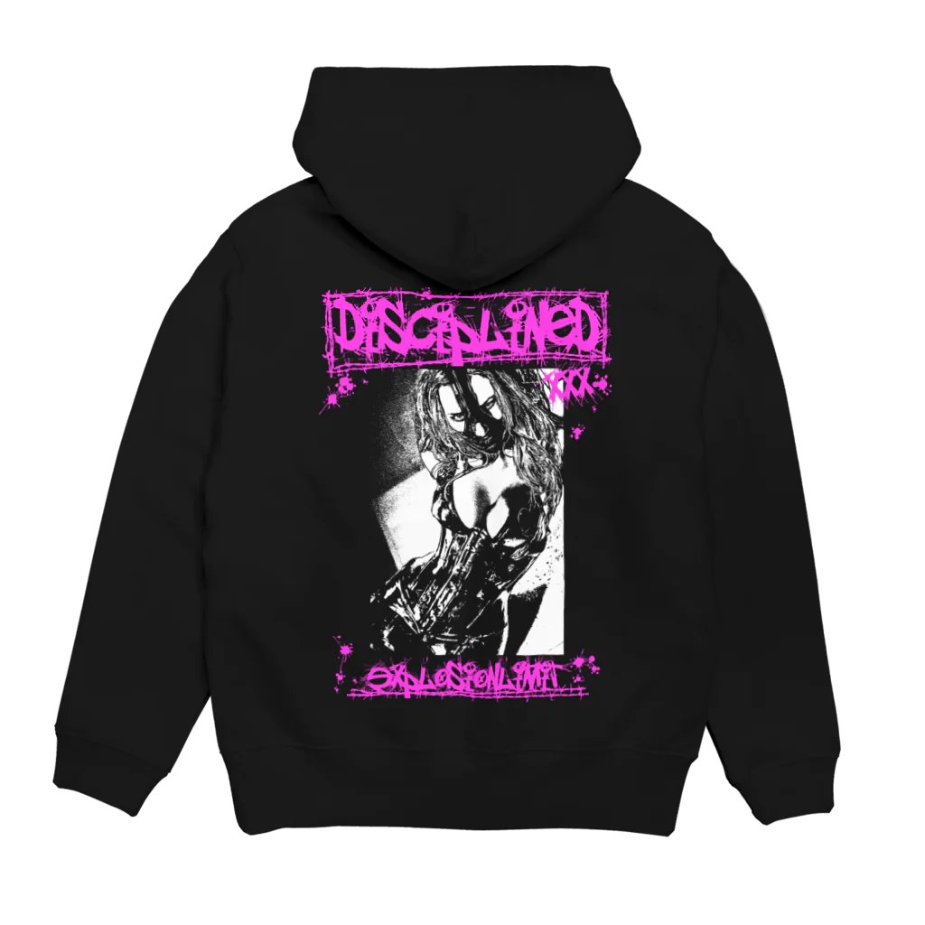 限界破裂 ExplosionLimitのしつけ Hoodie:back