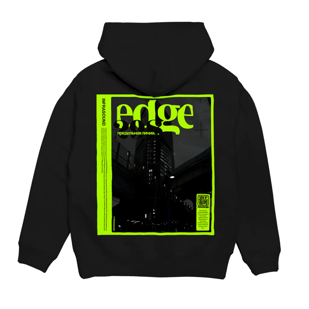 ym.のedge. (whiteness collection) Hoodie:back