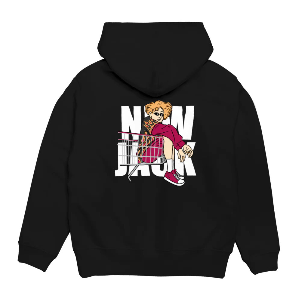 NEW JACKのNEW JACK(SHOPPING BOY) Hoodie:back