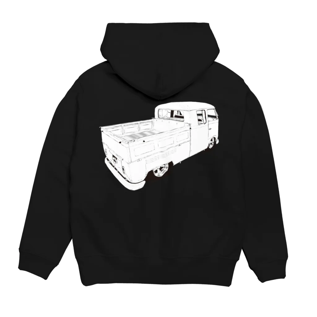 Ark Connectのキャンピングワゴン Hoodie:back