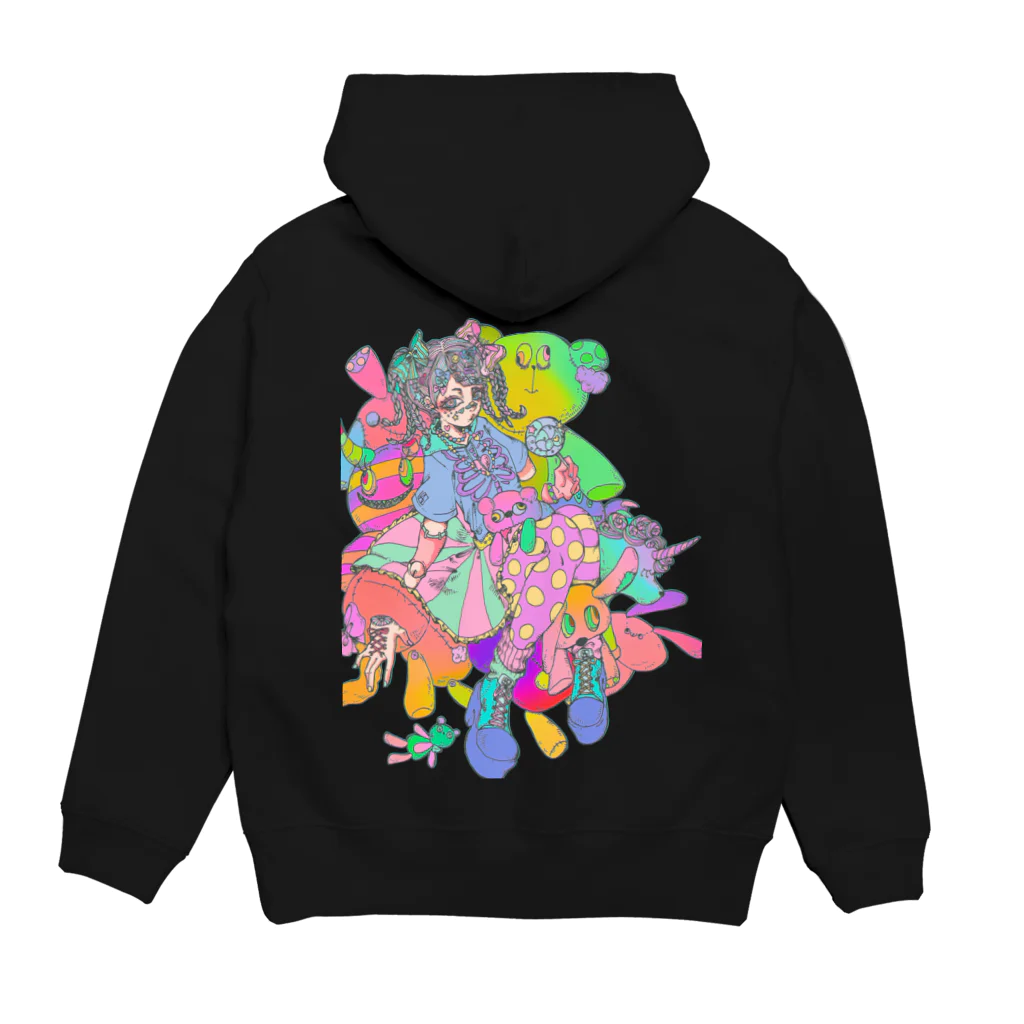 うさ太郎工房のKAWAII Hoodie:back