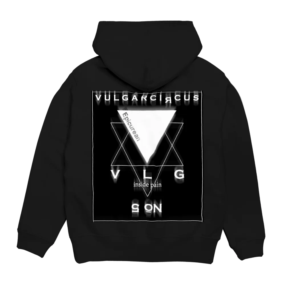 DIMADARA BY VULGAR CIRCUSの復刻 inside pain/DB_10 Hoodie:back