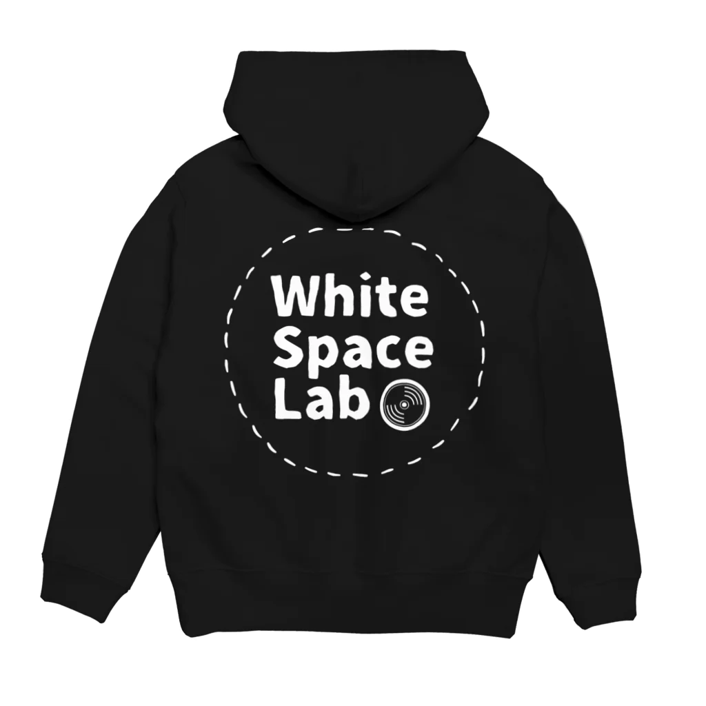 White Space Lab Online ShopのWSL バックプリントロゴ パーカーの裏面