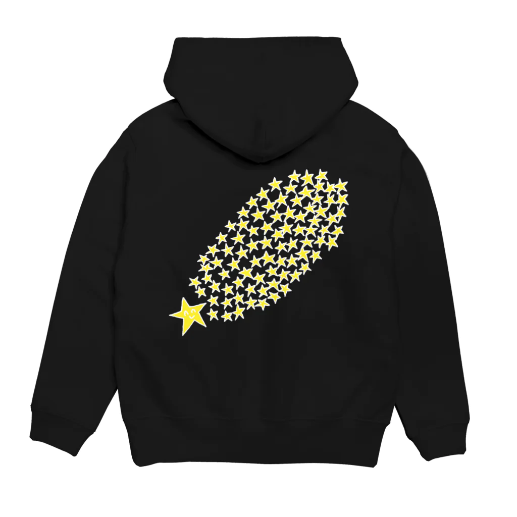 星男 ☆新宿二丁目☆Art barのスマイル流星群 Hoodie:back