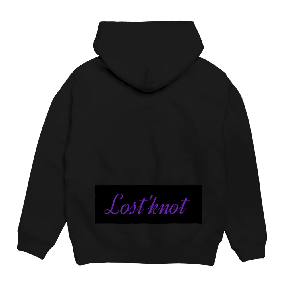 Lost'knotの清ラカサノ中ニアル儚サ Hoodie:back