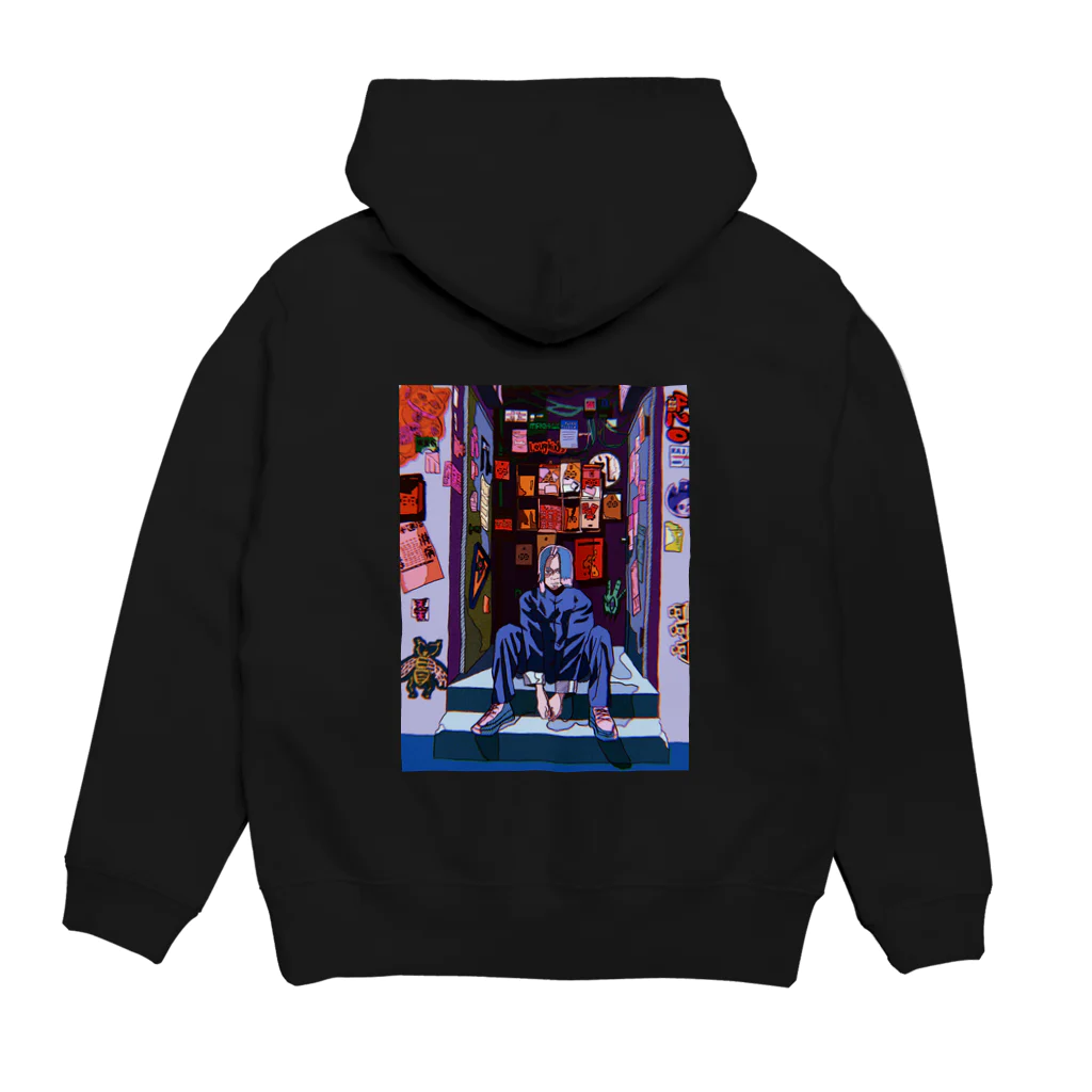 ウェブショップ呵呵呵の九龍城改 Hoodie:back