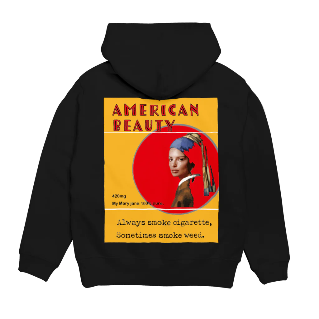 Paradigm $hiftのAmerican Beauty Hoodie /ABH パーカーの裏面