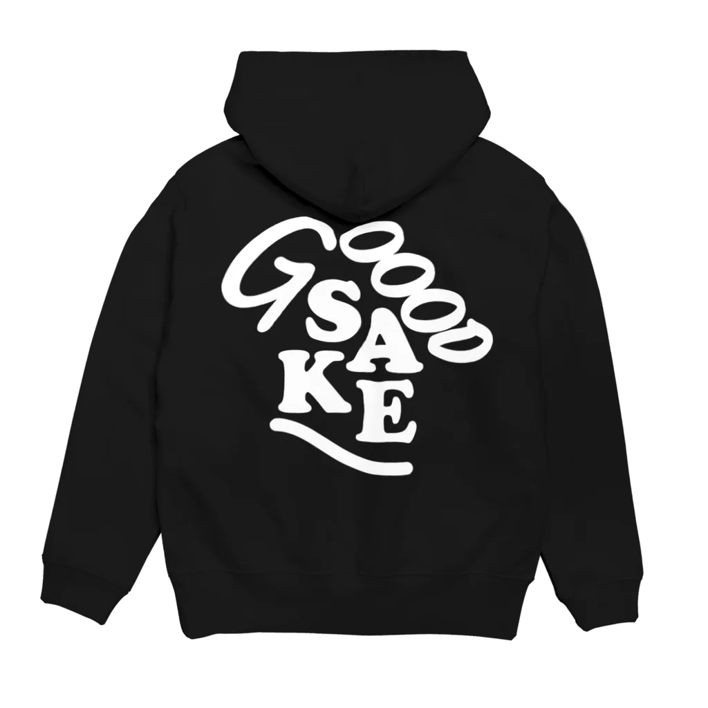 GOOD_SAKEのGOOD SAKE = グッと酒 Hoodie:back