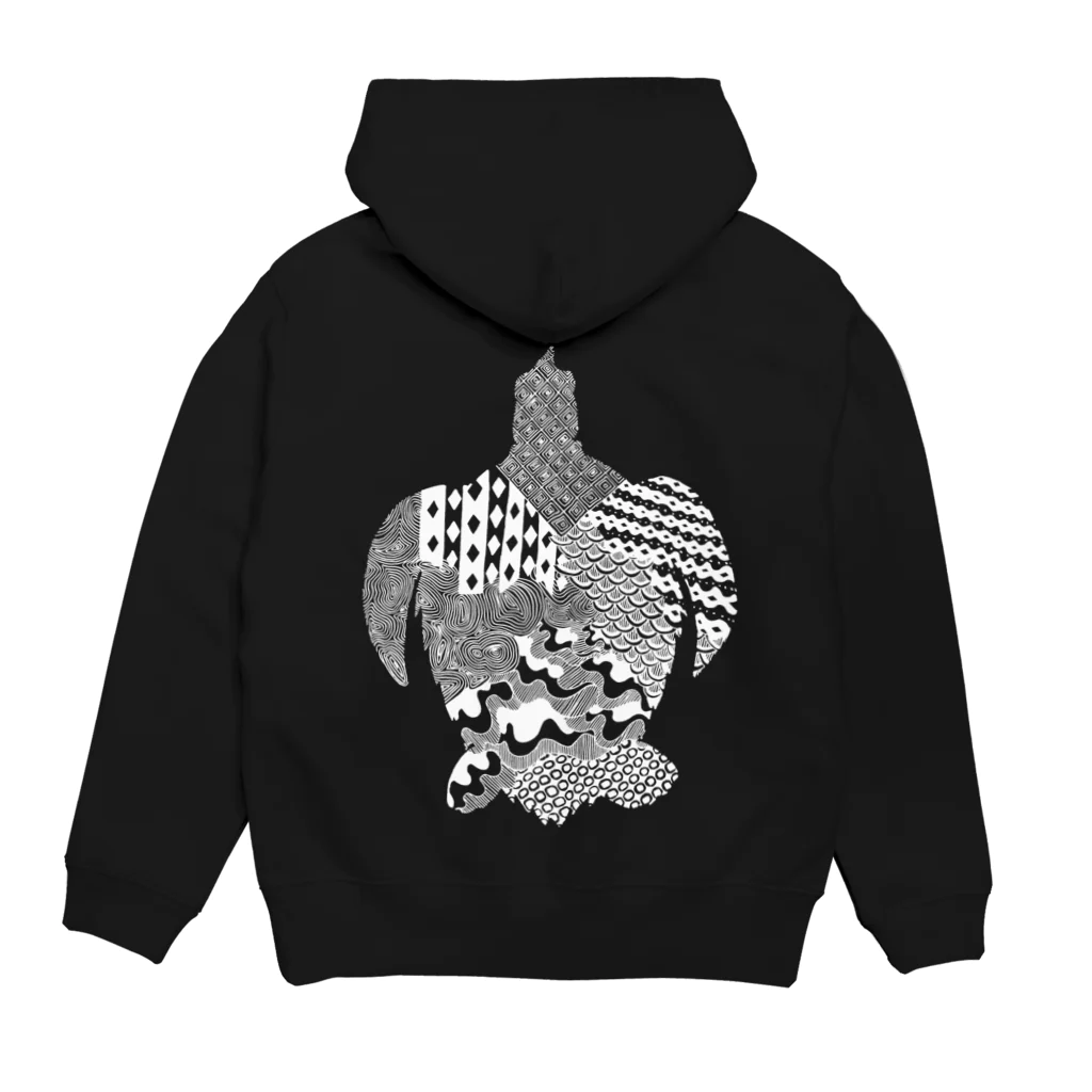 新谷べにのタイマイ白＋ Hoodie:back