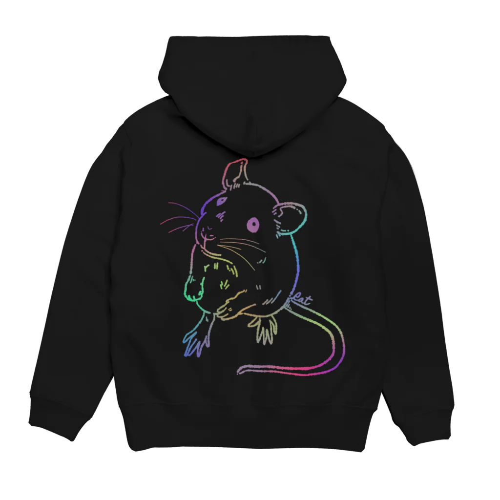 矢野すずかのNeon rat パーカーの裏面