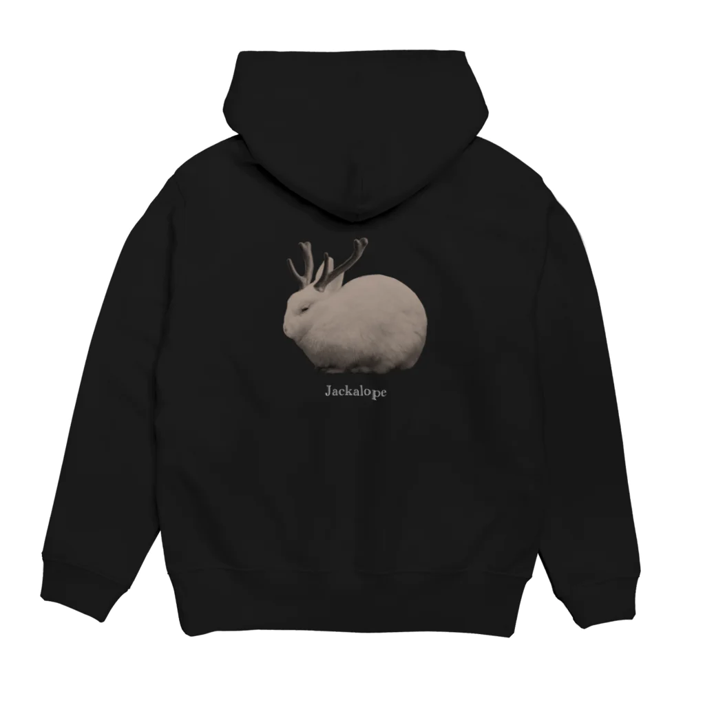 Jackalope Houseの【背面】未確認生物 パーカーの裏面