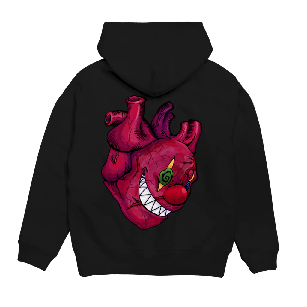 stupid?のHEARTのピエロ Hoodie:back