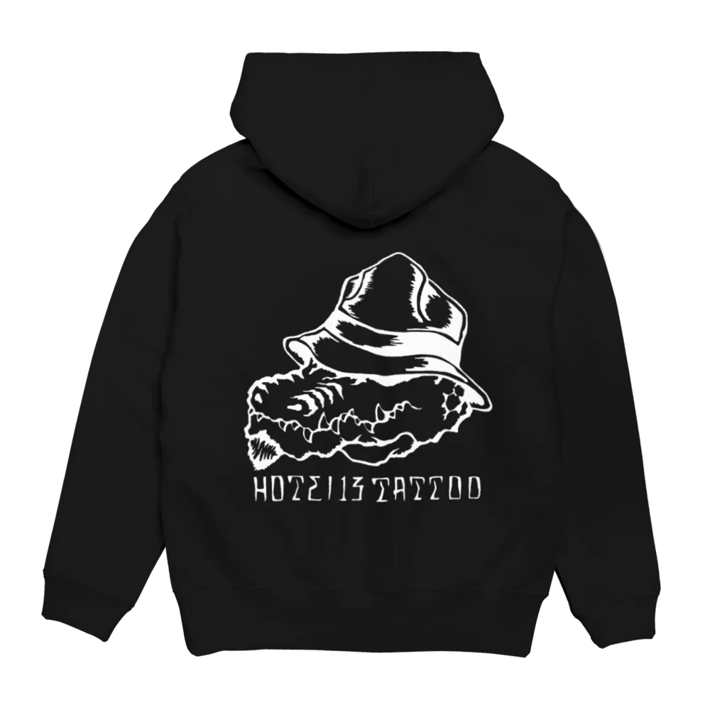 HOTEI13TATTOOのロゴフーディー Hoodie:back