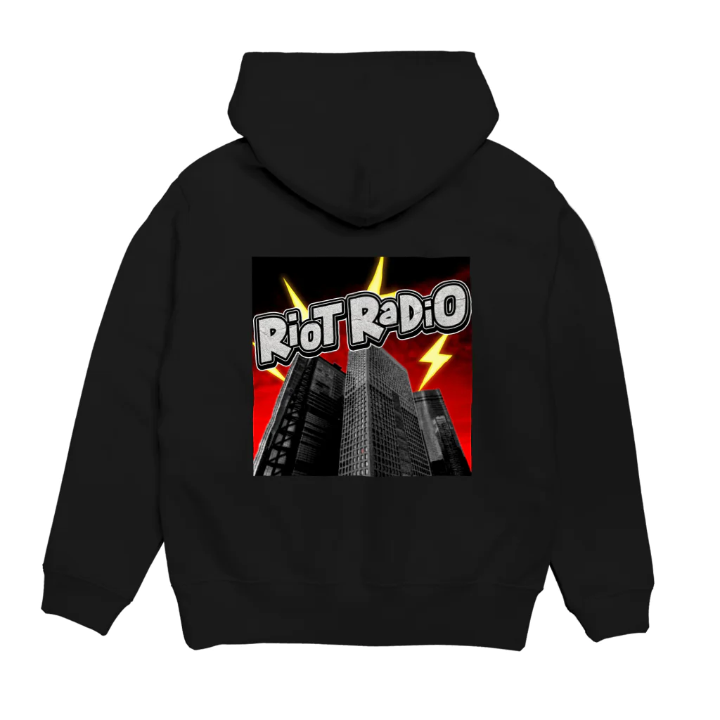 ウーロンさんの工房のRiot Radio Hoodie:back