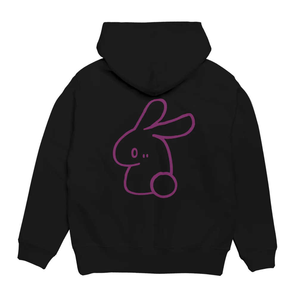 Griffin六三のRabbit パーカーの裏面