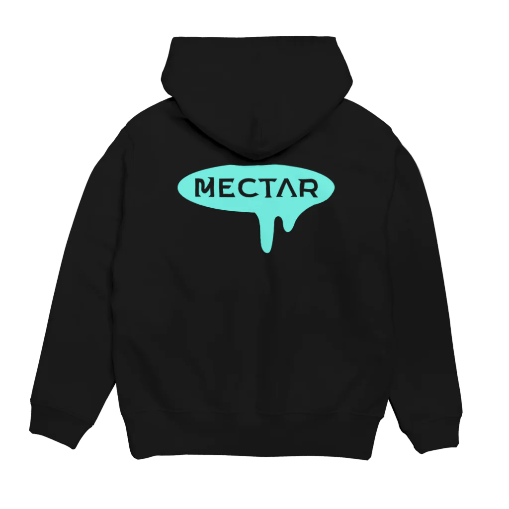 Nectarのbox LOGO blue Hoodie:back