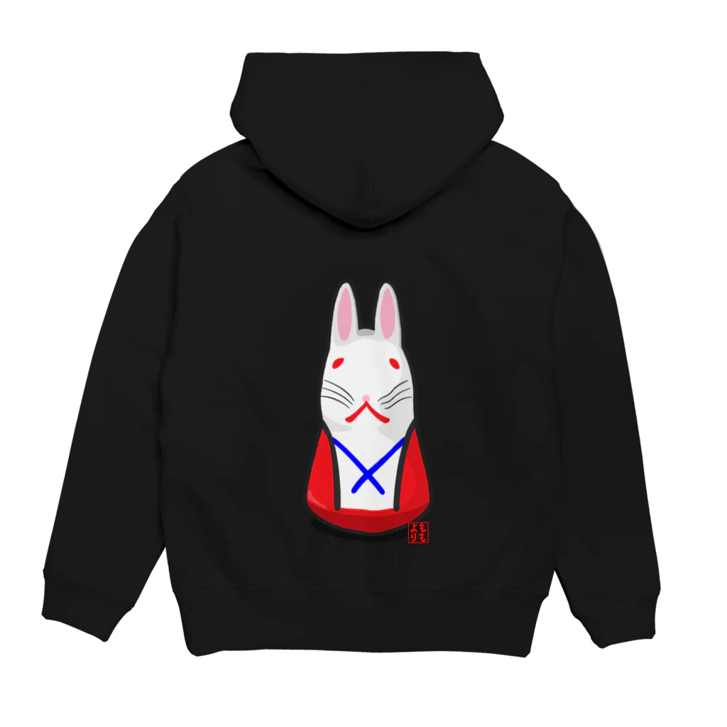 ももよりの因幡の白兎 Hoodie:back