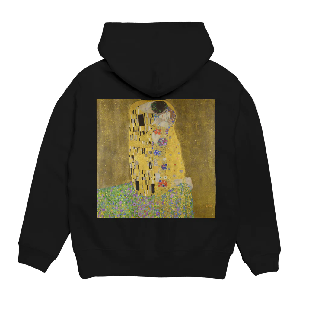 art-standard（アートスタンダード）のグスタフ・クリムト（Gustav Klimt） / 接吻（The Kiss） 1908 Hoodie:back