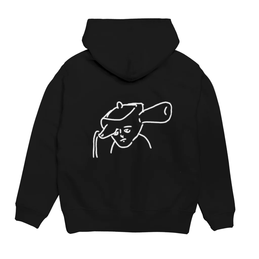 ペルあきの急須マン2 Hoodie:back