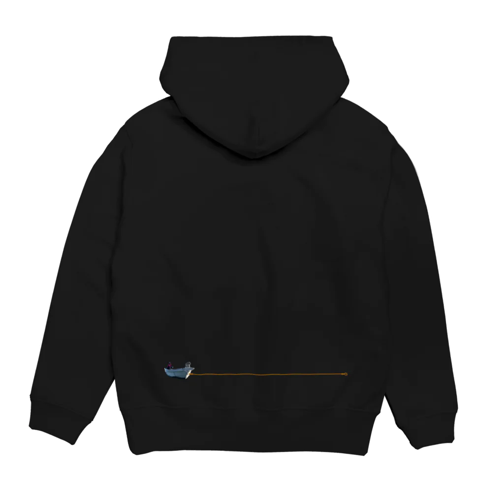 瀬戸内海の漁師まさとの漂流パーカー Hoodie:back