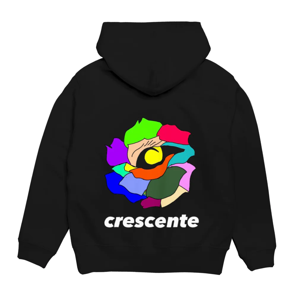 crescente  （クレシェンテ）のgraduate パーカーの裏面