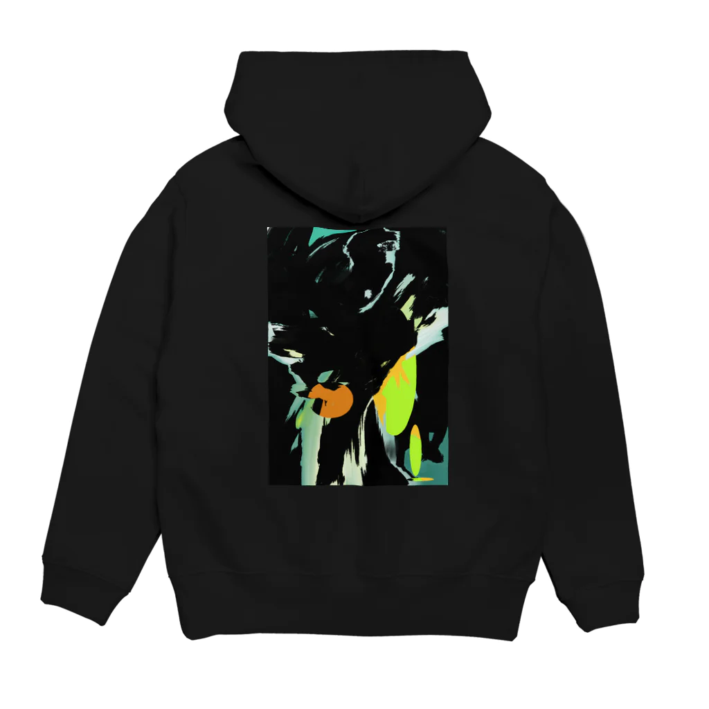 むぎのまりぶ Hoodie:back