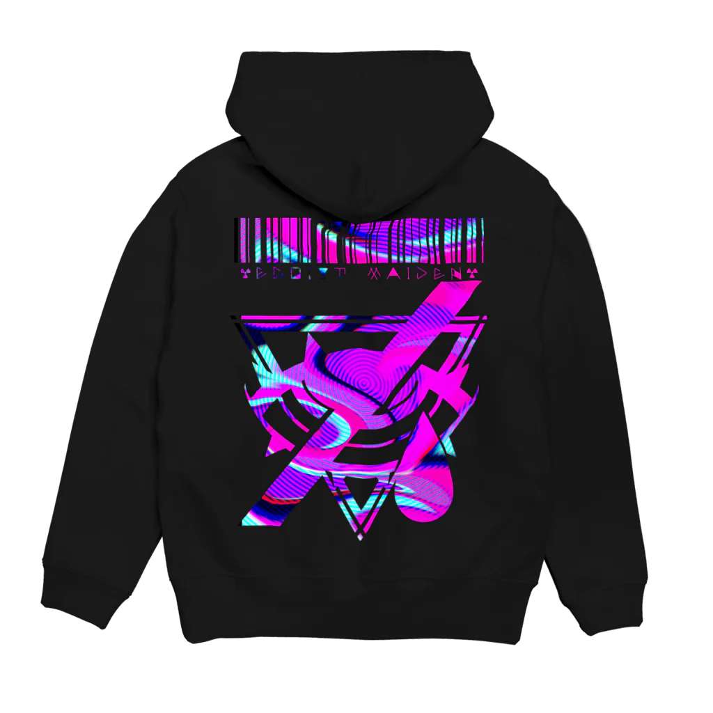 エゴイスト乙女の社会不適合天使・境界性パーソナリティ障害ちゃん Hoodie:back