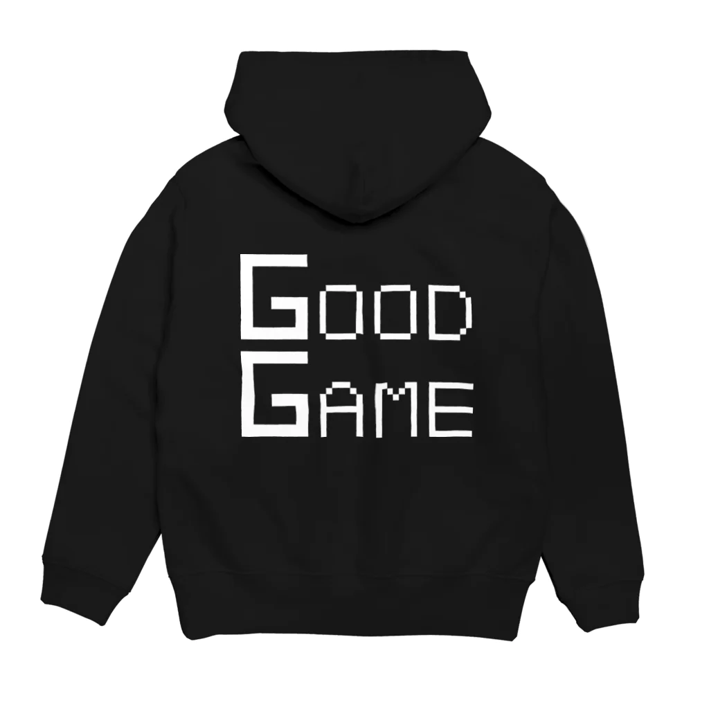 PIXEL SHOPのGood Game パーカーの裏面