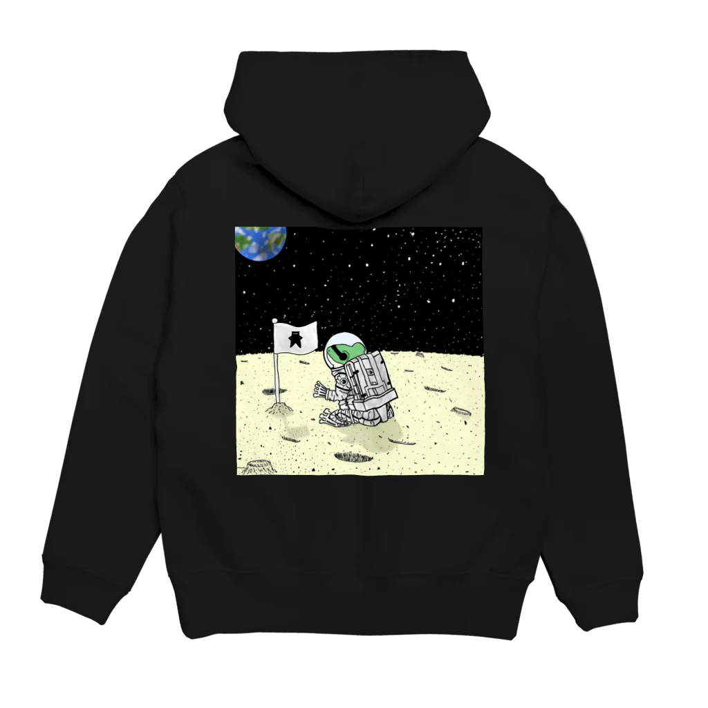 SPACE STARのSPACESTER カエルパーカー Hoodie:back