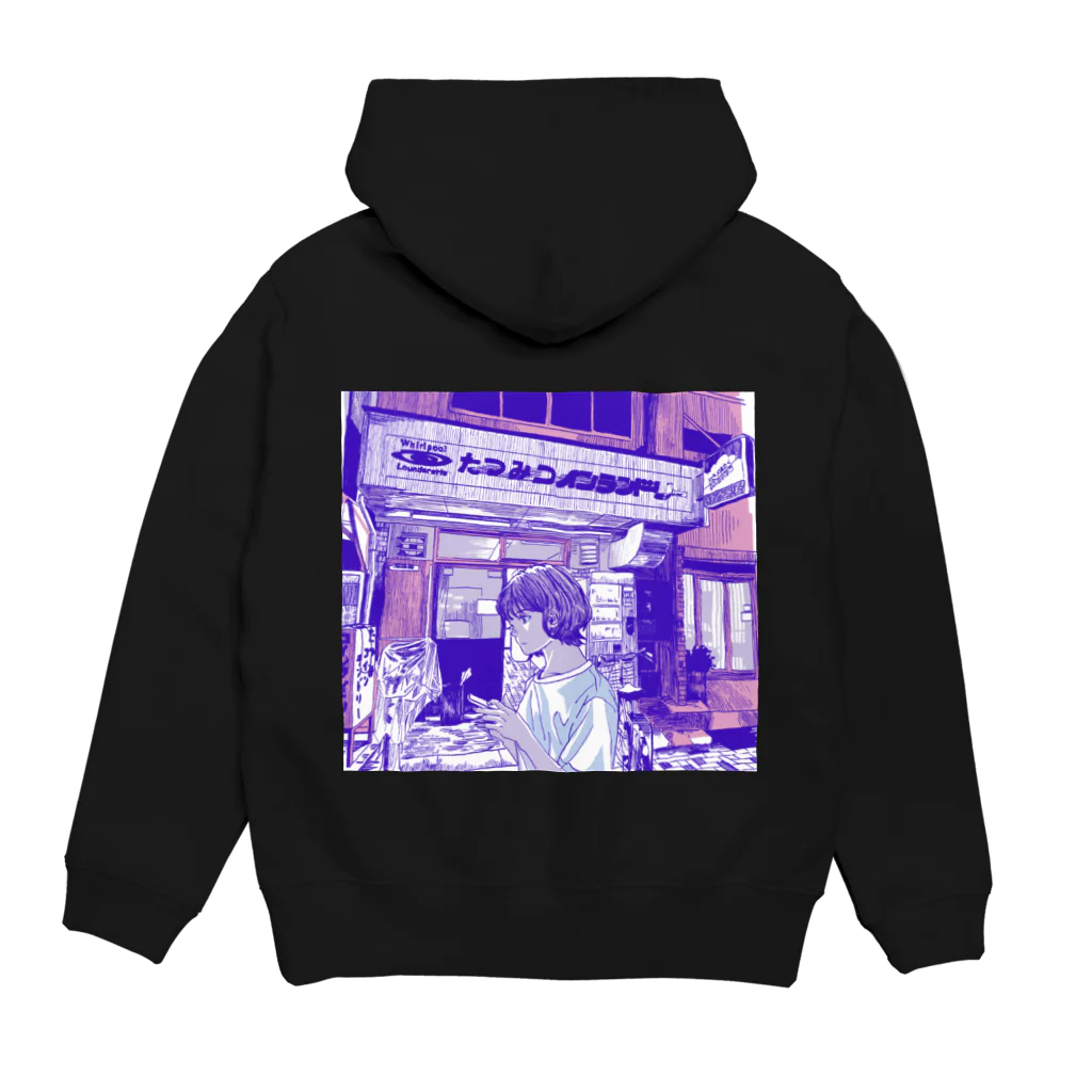 さえちゃんの板宿LOVERS Hoodie:back