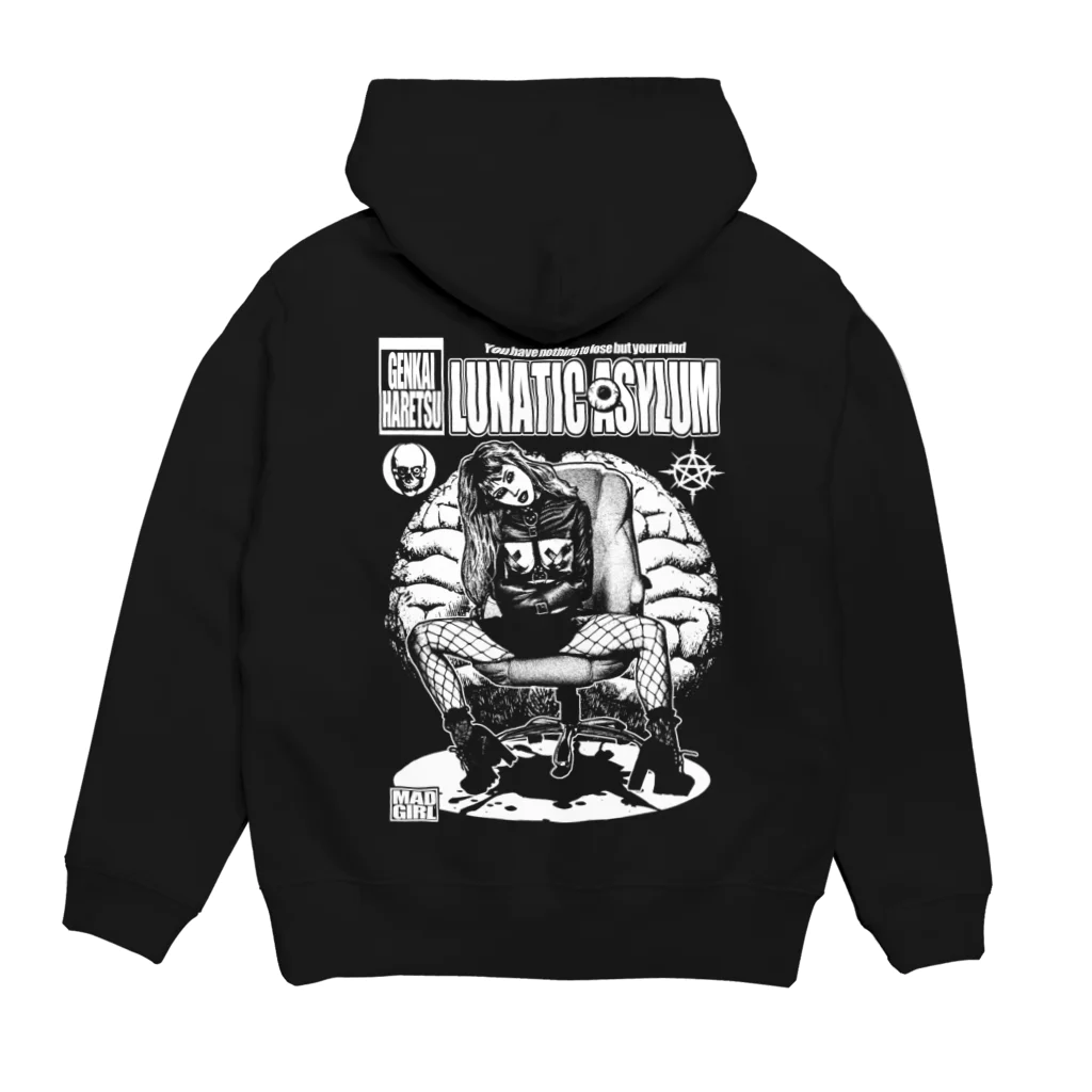 限界破裂 ExplosionLimitのアサイラム Hoodie:back