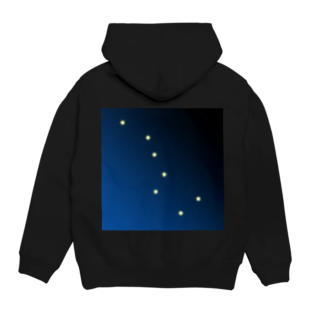 武者小路夕桐の北斗七星 Hoodie:back