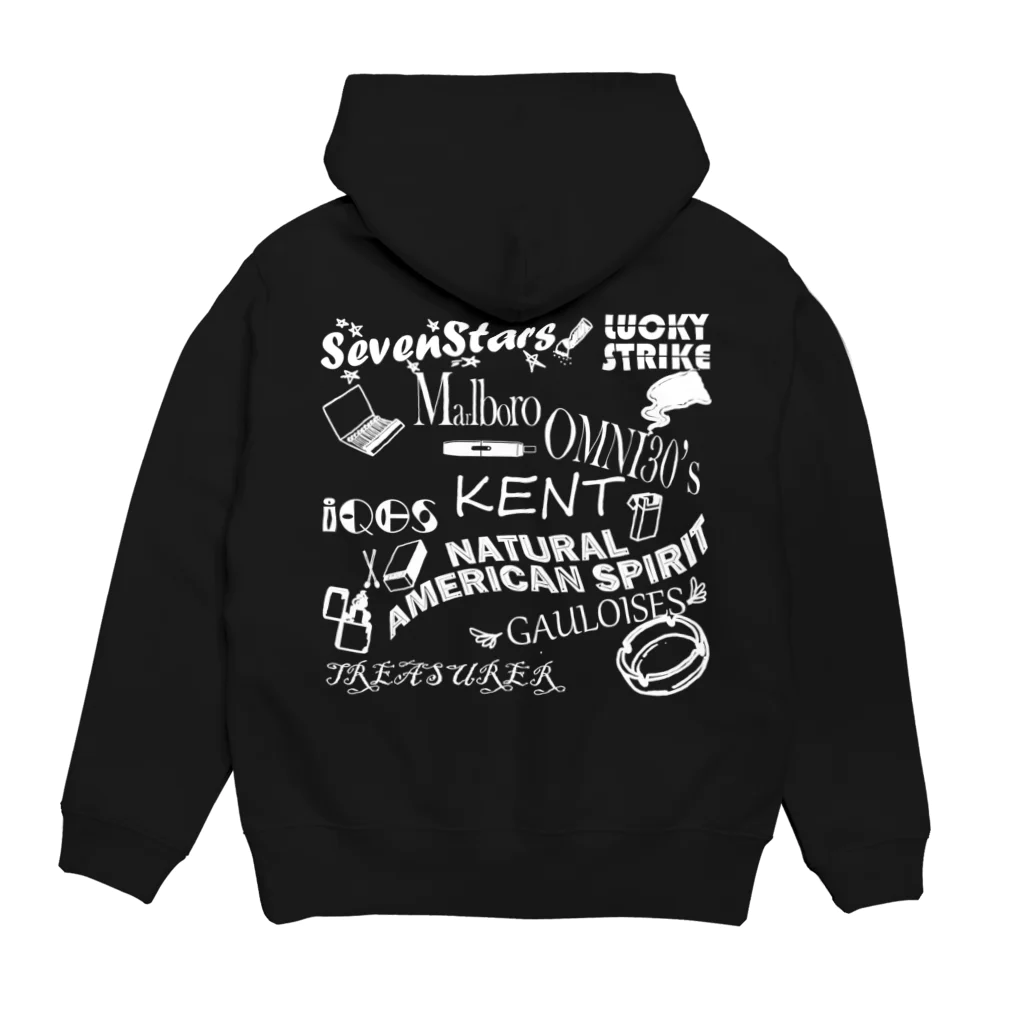 SAKEKASUYANIKASUのSMOKING Hoodie:back