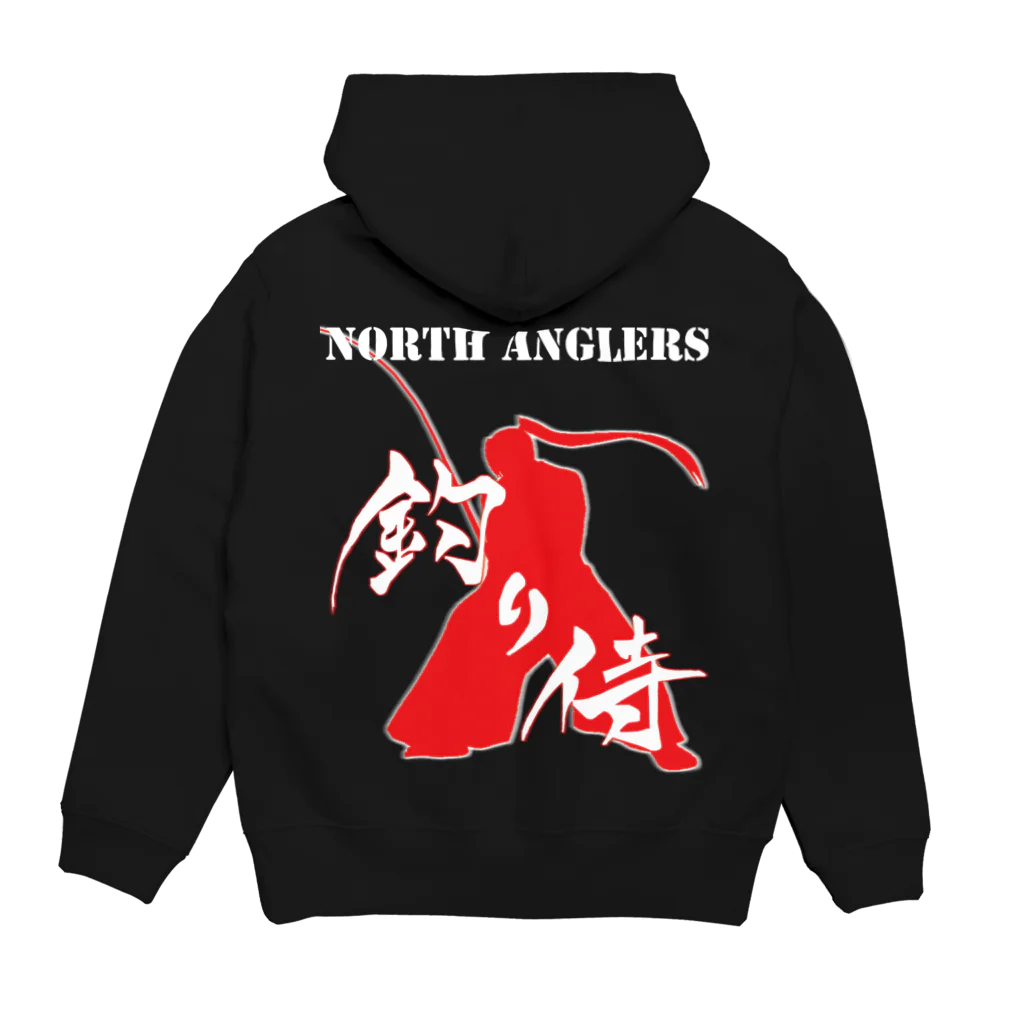 北の釣り侍のNorthAngler 釣り侍 Hoodie:back