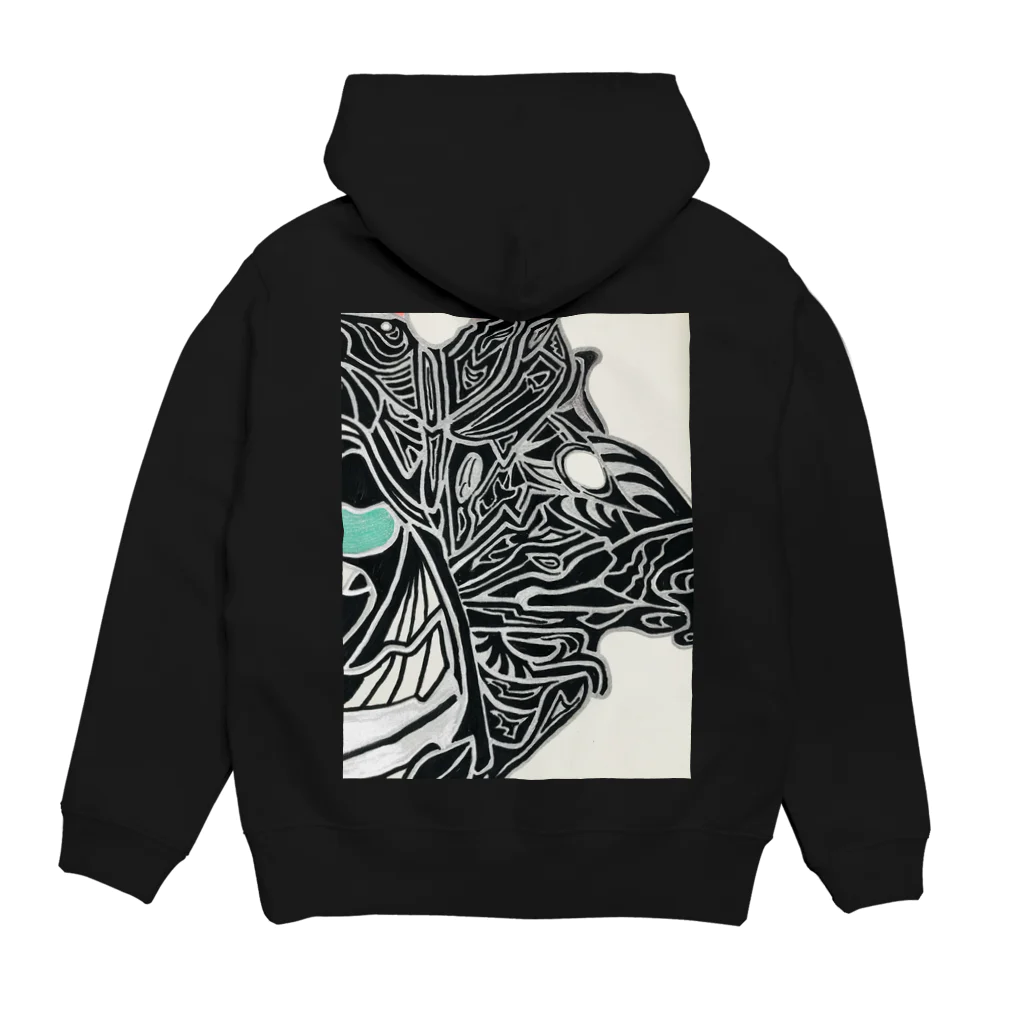 オサルの箱庭の龍の巣 Hoodie:back