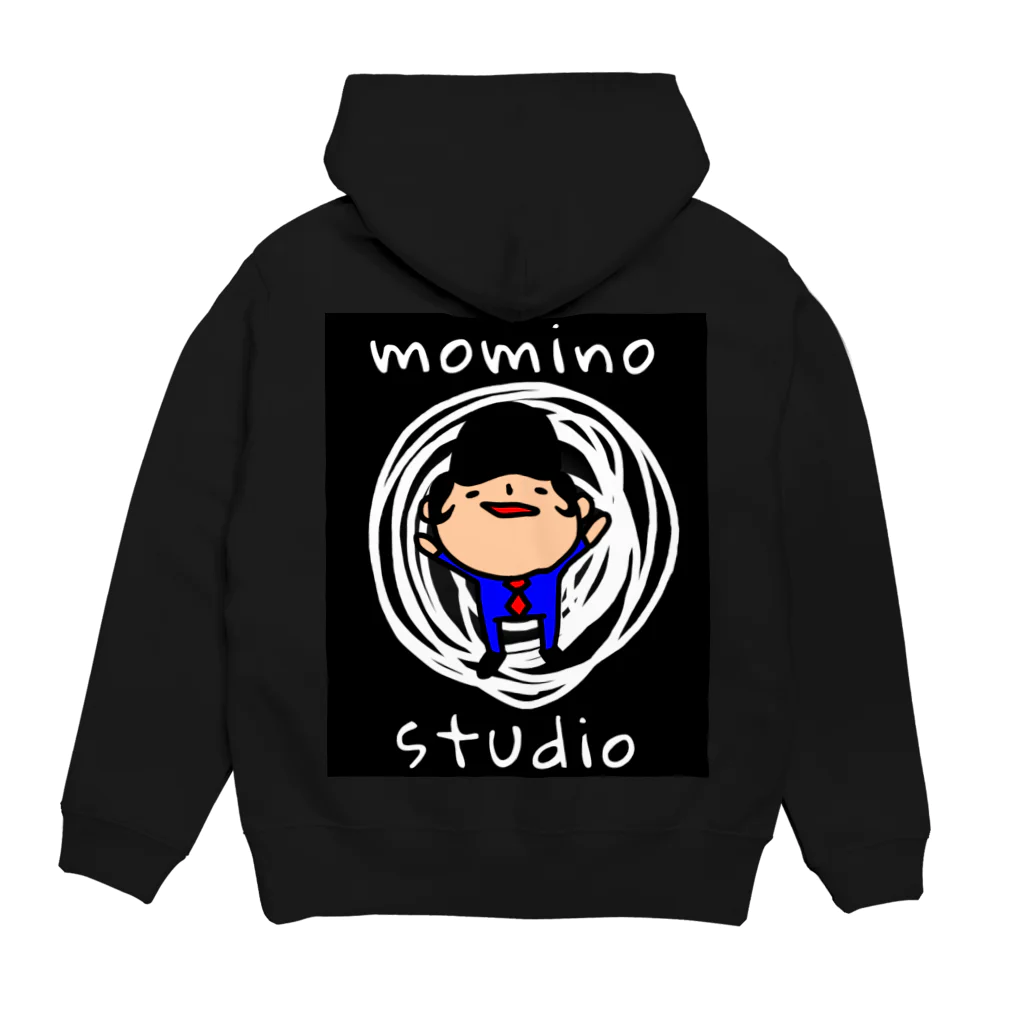 momino studio SHOPの色ちだよ。ぐるぐるぐるぐるぐるぐる パーカーの裏面