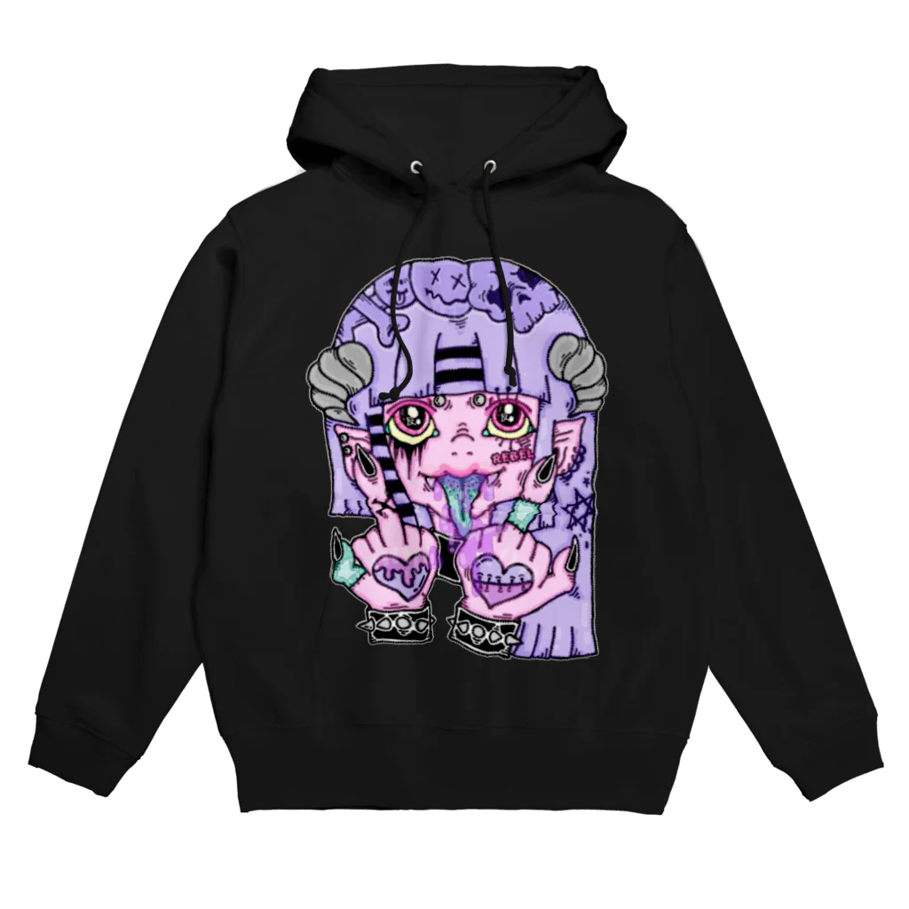 食っちゃ寝clothingの反REBEL抗 Hoodie