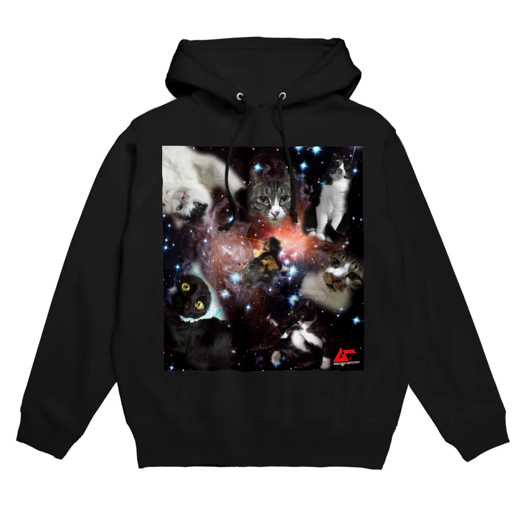 ねこのスペース SIX CAT Hoodie