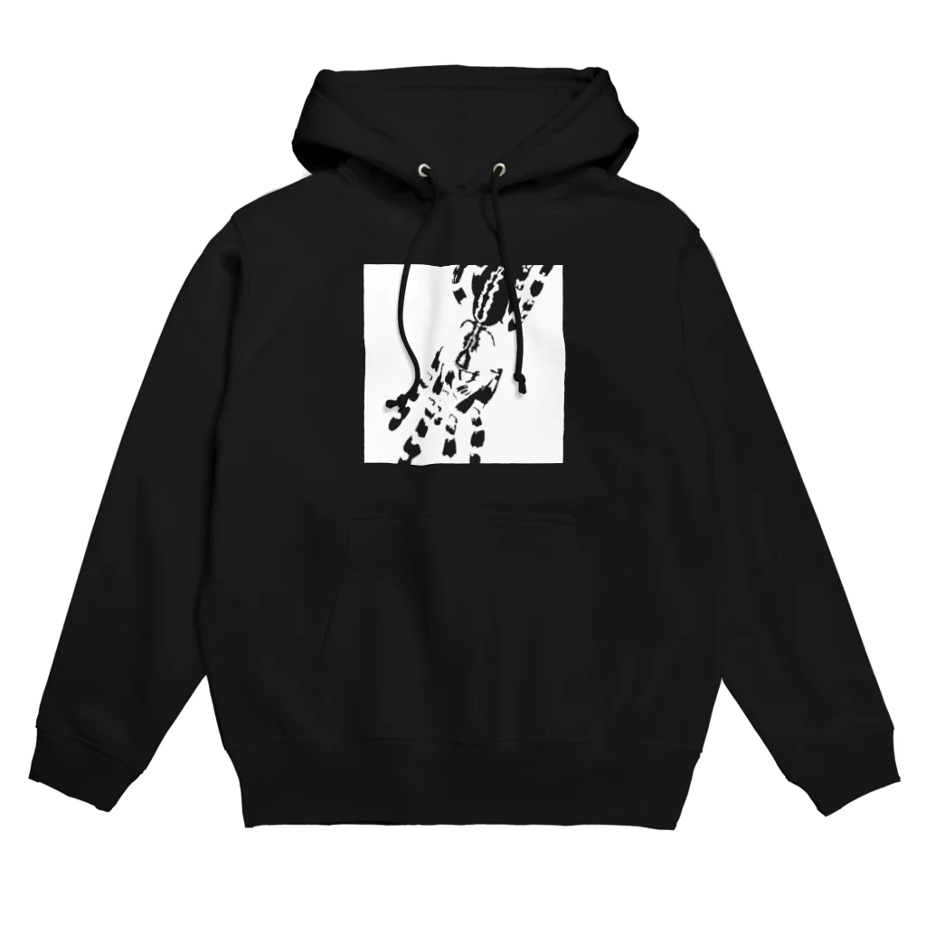 Sharp Bugsのインディアンオーナメンタル Black  Hoodie