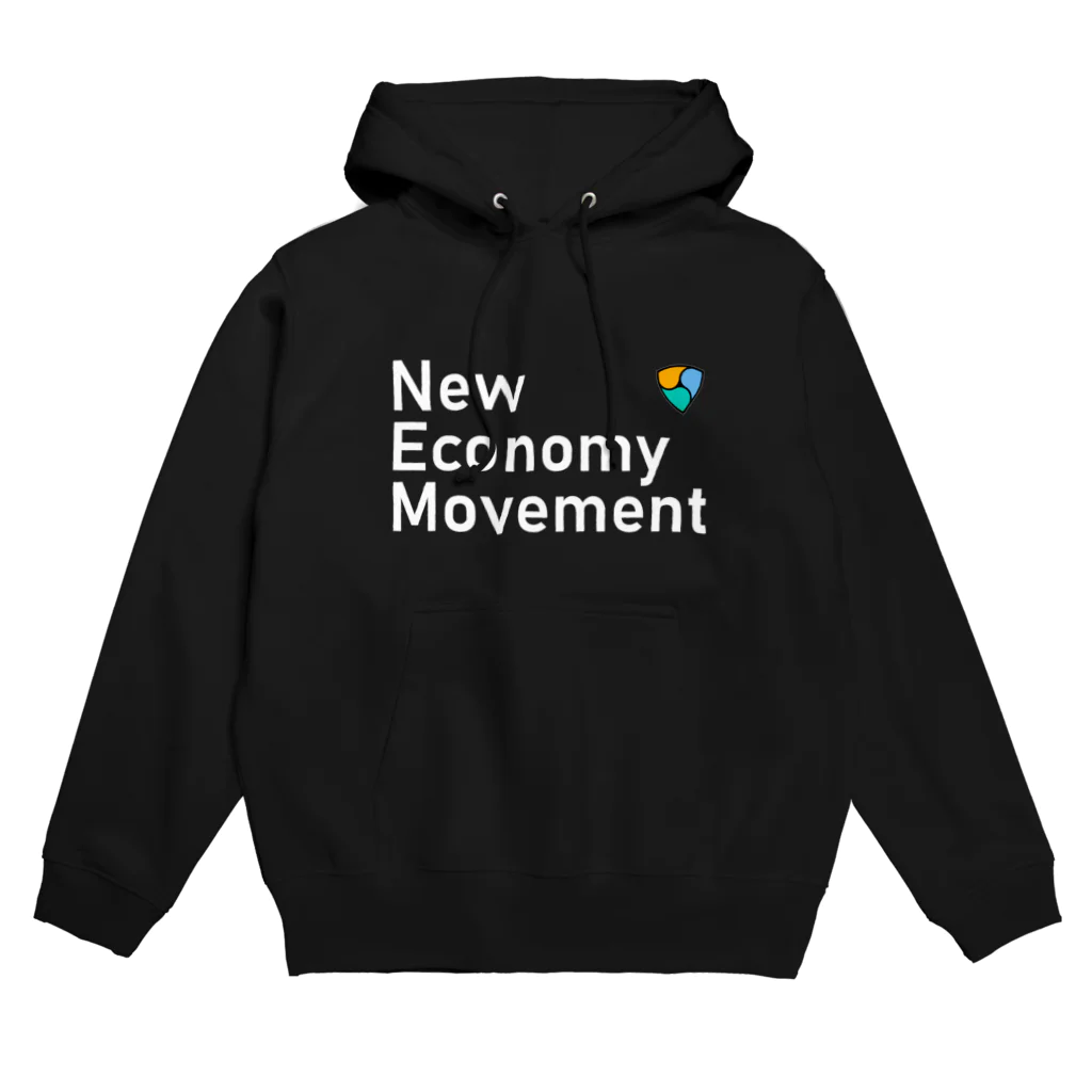 BTC_design7のNEM 白文字 各色 Hoodie