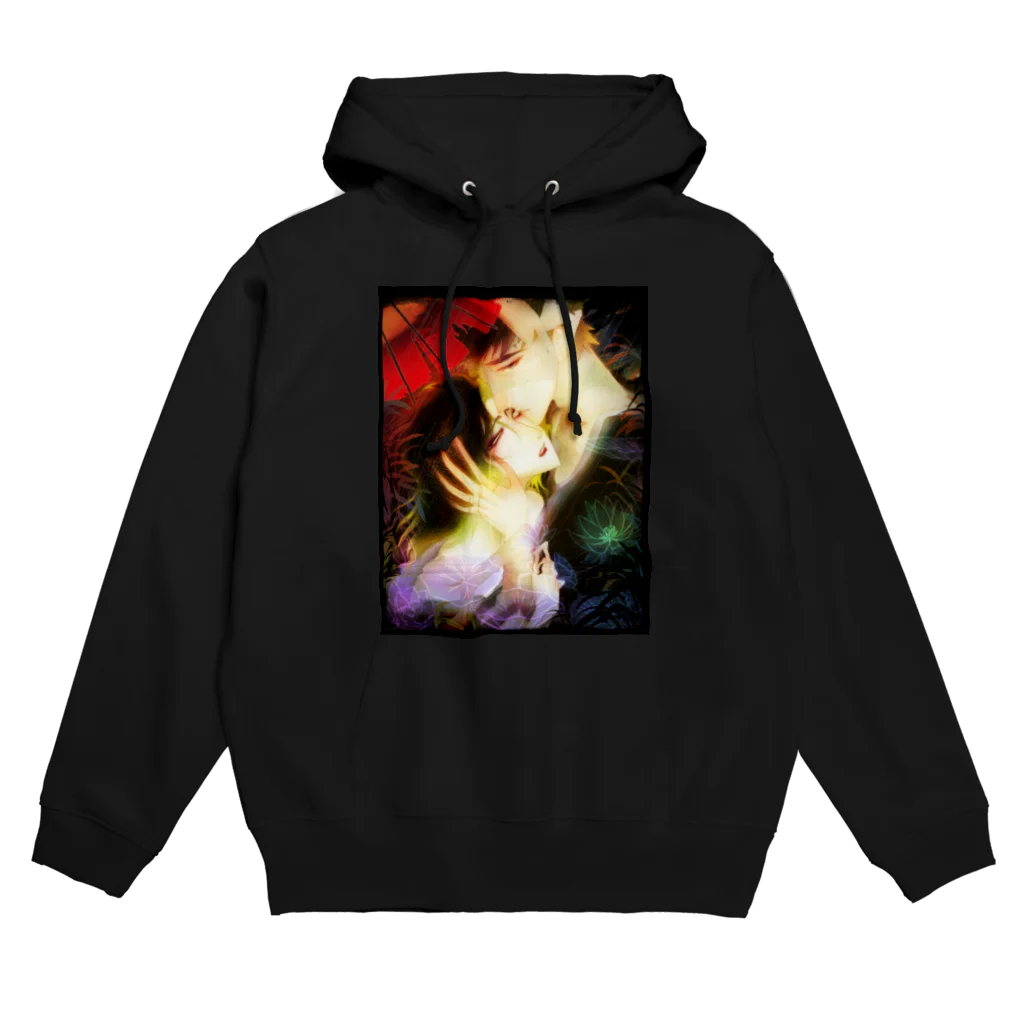 白無垢の人の✿紅色の四葩✿ Hoodie