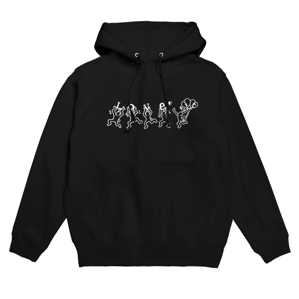 Love'itのLove'itオリジナルパーカー　(柄白) Hoodie