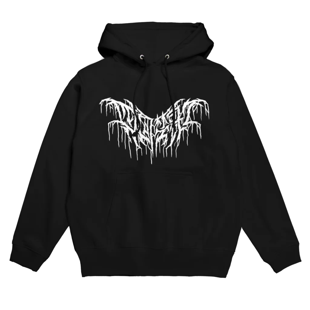 忍太郎の四字熟語 - 四面楚歌 Death Metal Logo デスロゴ  Hoodie