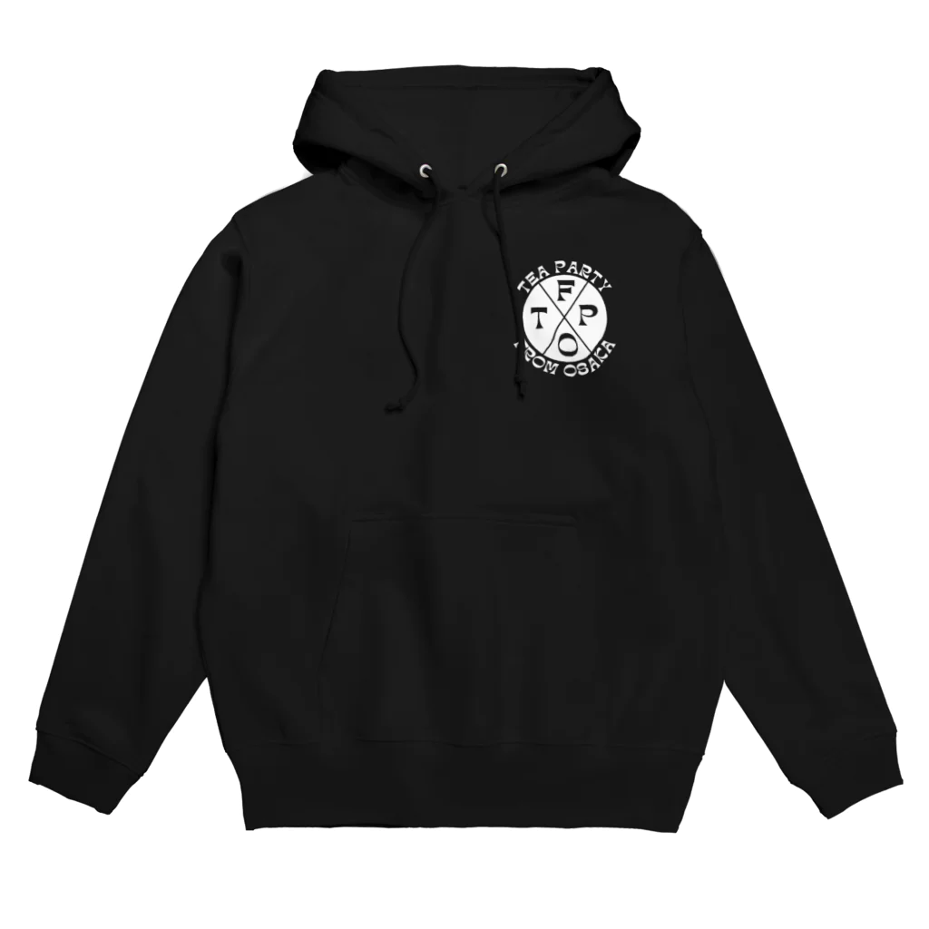 TEA PARTY Dance ShopのT・P・F・O パーカー Black Hoodie