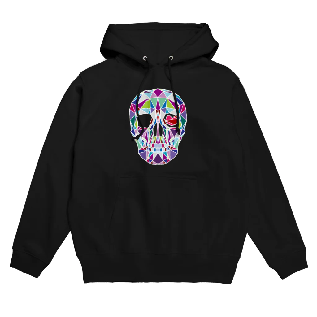 GARAKUTA OKIBAのSTAINED SKULL パーカー