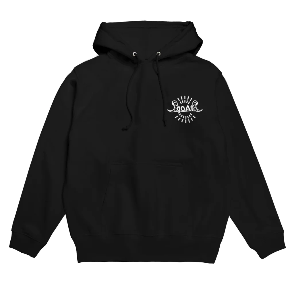 goAtのgoAtオリジナルグッズ：ブラック Hoodie