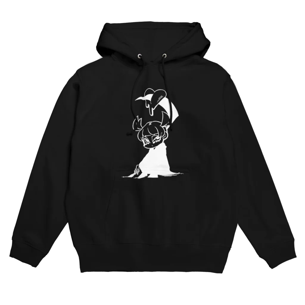 MYOUCHIKIRINのジャンクリーパー フロント 濃色 Hoodie