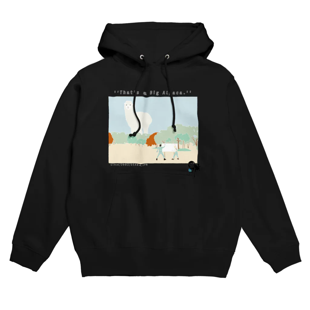 ライブアートプロジェクトの''That's a Big Alpaca.'' Hoodie