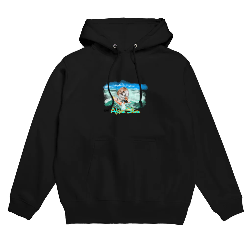 かわいいにゃんことワンコの絵のお店のAKIRA.柴 Hoodie