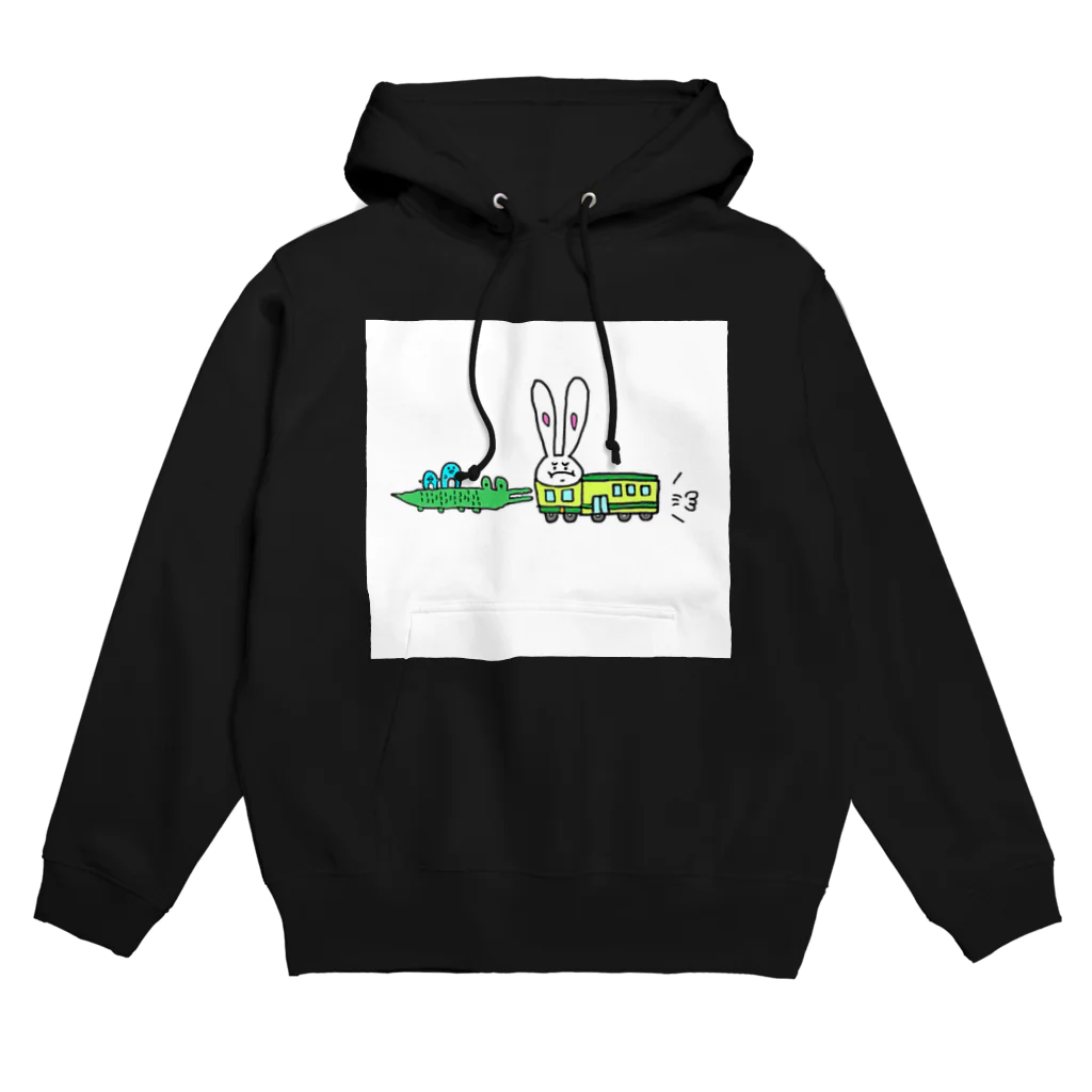 ワタシヤサンのイヤイヤウサコ Hoodie